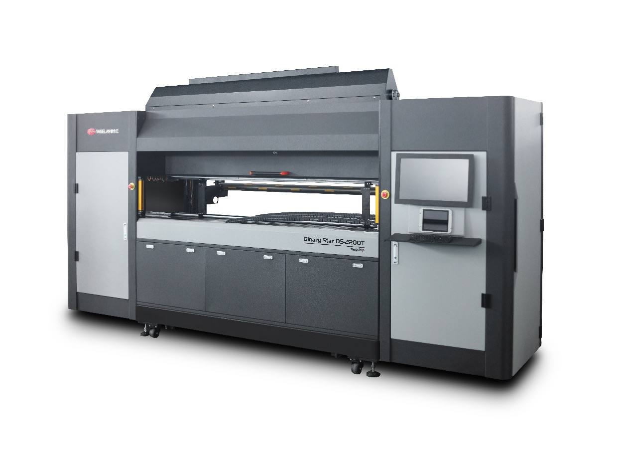 Çift Yönlü Bayrak Baskı Makinesi 2.2m Yaselan Binary Star DS-2200